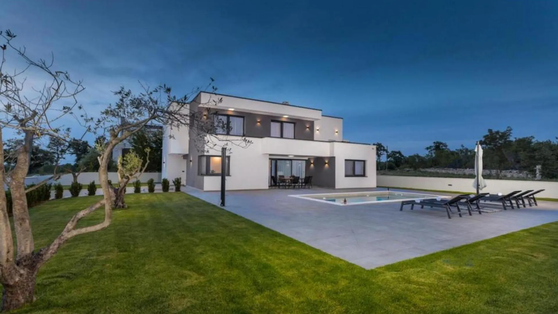 Villa Ana Skicini For 10 People With Private Pool And Sea View Near Novigrad Jursici