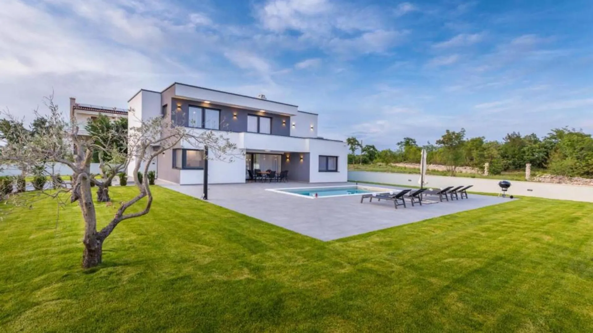 Villa Ana Skicini For 10 People With Private Pool And Sea View Near Novigrad Jursici