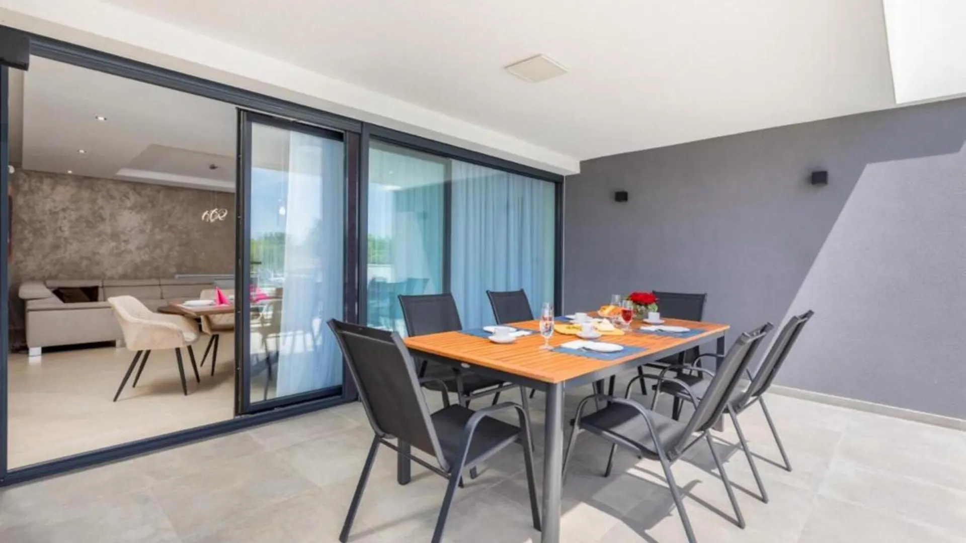 Villa Ana Skicini For 10 People With Private Pool And Sea View Near Novigrad Jursici